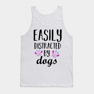 Easily Distracted by Dogs Tank Top